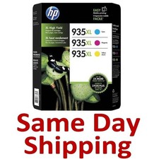 HP 935XL Color Ink Cartridges High Yield Cyan/Magenta/Yellow picture