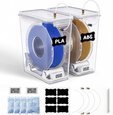 3D Printer Filament Dry Box, Airtight Filament Storage Box with Dual Outlets picture