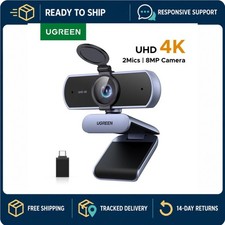 UGREEN 4K FHD Webcam 8MP PDAF Autofocus Dual Mic USB for Zoom Teams picture