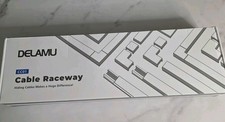 DELAMU CC01 Cable Raceway Cord Cover Kit 157in White NEW picture