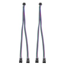 ARGB Splitter Cable, 2 Pcs Fan RGB Extension Power Cord with 4Pin Splitter Cable picture