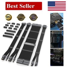 PSU Cable Extension Kit Customed PC Power Supply Extend Mod 16AWG with 24 Pin AT picture