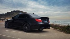 Cars bmw vehicles m5 e60 Desk Mat Stitched picture