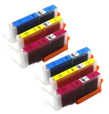 6PK CLI 281 XXL CMY Ink Cartridges Combo for Canon TS8220 TS8120 TS9120 TS8320 picture