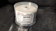 50Pk CMC PRO DVD-R, WATERSHIELD GLOSSY White Inkjet Hub Print, 16x  picture