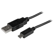 StarTech.com 1m Mobile Charge Sync USB to Slim Micro USB Cable - Phones & Tablet picture