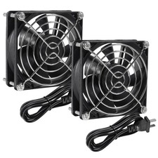 ALMOCN 2PCS EC Case Fan Brushless Cooling Dual Ball Bearing 120 x 25mm picture