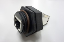 TE AMP 1546413-3 Panel Mount RJ45 Modular Coupler Connector Jack Cat5e picture
