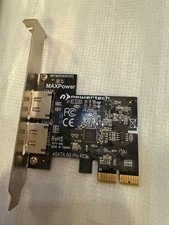 NEWER TECHNOLOGY INC  MAXPOWER eSATA 6G PCI-e CONTROLLER CARD picture