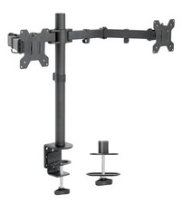 VIV DESK MOUNT FOR DUAL LED/LCD MONITORS - STAND-V002 - BLACK - 13