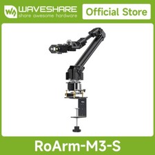 Waveshare 5 + 1 DOF High-Torque Serial Bus Servo Robotic Arm Kit, Based On ESP32 picture