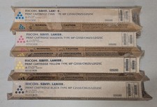 Genuine Set of 4 Ricoh Type MP 841280/81/82/83 CMYK Toners Ricoh/Savin/Lanier picture