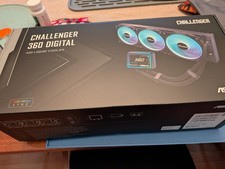 ASRock Challenger 360 Digital 360mm AIO Liquid CPU Cooler ARGB Black picture