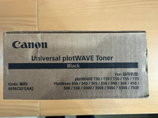 Canon OCE Universal Plotwave Toner 2 Blk Toner bottles & 1 waste carton picture