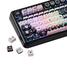 Cat Keycaps Set 113 Count, MAO Profile, PC+ABS for Mechanical Keyboard picture