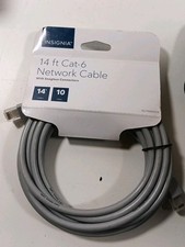 Insignia Cat-6 Network Cable 25 ft with Snagless RJ-45 connectors NS-PNW5614 new picture