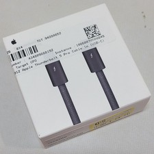 OPEN BOX - Apple Thunderbolt 5 Pro Cable 1m Black - MC9C4AM/A  A3189 - PRISTINE picture
