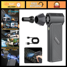 Mini Turbo Air Blower 130,000 RPM Cordless Electric Duster for PC & Keyboard Cle picture