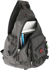 Kawei Knight Large Sling Bag Laptop Backpack Cross Body Large, A-black  picture