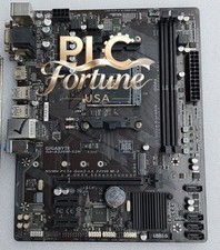 Used Gigabyte GA-A320M-S2H AMD A320 Socket AM4 mATX DDR4 M.2 NVMe Motherboard picture