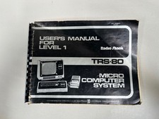 Vintage Radio Shack TRS-80 Micro Computer System Users Manual Level 1 (A8) picture