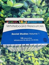 Newmark Learning Interactive Whiteboard 12 CD ROMs Social Studies Home School picture