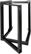 Tecmojo 15U Server Rack with Swing Gate, 15U/18 Depth (New), Black  picture