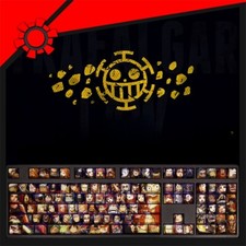 Anime ONE PIECE Keycaps 108 keys Set Character Theme PBT For Cherry MX keyboard picture