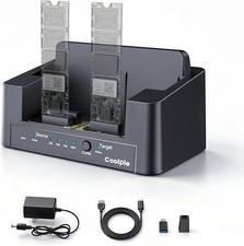 5 in 1 Offline M.2 NVMe & SATA SSD Hard Drive Docking Station 5Bay Type-C Cloner picture