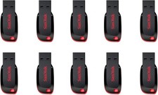 8GB Cruzer Blade USB 2.0 Flash Memory Drive SDCZ50-008G 10 Pack picture