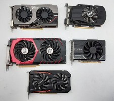 *LOT OF 5* Mixed Brand & Model GeForce GTX GDDR5 GPUs | See Desc | Tested picture