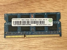 Gently Used RAMAXEL 1333 Speed 4GB Memory Dimm, PC3-10600 Notebook Ram picture