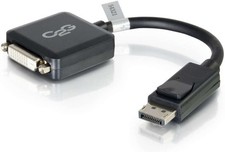C2G 8 Inch Display Port Male to DVI-D Female Adapter Converter Black picture