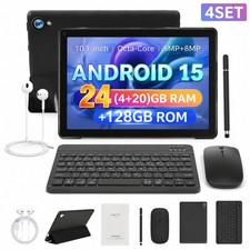 4 Set New Tablet Android 24+128GB 1TB TF Bluetooth5.4 Wifi6 Octa Core 2.0G Tab picture