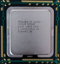 Intel Xeon W3680 SLBV2 3.33GHz 6-core 12MB 6.4GT /s LGA1366 CPU processor picture