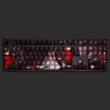 Fate/stay night Theme RGB Mechanical keyboard keycaps Tohsaka Rin 108Keys Gift picture