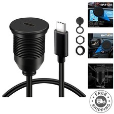 3ft USB C 3.1 Flush Mount Extension Cable for Seamless Vehicle Connectivity picture