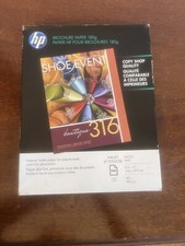 HP Inkjet Tri-Fold Brochure Paper Matte Finish 8.5