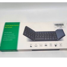 NEW Foldable Bluetooth Keyboard with Touchpad  Wireless OS Android Windows Mac picture