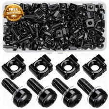 110 Pcs/55 Set Rack Mount Screws and Cage Nuts for Rack Mount Server Cabinet picture