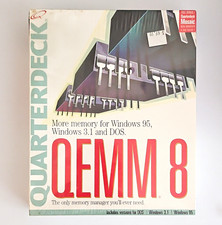 Quarterdeck QEMM 8 Memory Manager Disk Management 3.5