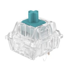 90 PCS T1 Tactile Keyboard Switches 5 Pin 67g Gold Plated Spring Clear PC picture