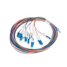 1.5M 12 Color LC UPC Single mode 0.9mm Fiber Optic Bundle Pigtail fiber Cable picture