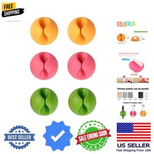Cable Clips, Desk Cable Drop, Desk Wire Clips for All Your Computer, Electric... picture