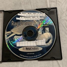 Ray Dream Studio 5 PC MAC CD create 3D graphics design suite professional art picture