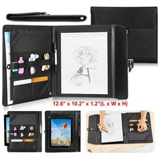 Business Notepad and Tablet Portfolio Carry Case W/Handles for 9.7