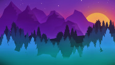 Landscape colorful minimalism Custom Gaming Mat Desk picture