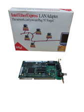 INTEL 16BIT AUI TP ETHERNET EHER EXPRESS ISA Adpater picture