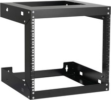 9U Wall Mount Rack Open Frame 19 Inch Server Equipment 2 Post Network #1295H T5 picture