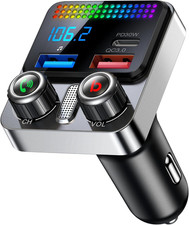 Transmisor FM Radio Bluetooth USB Para Carro Auto For Car Con Pantalla Digital picture
